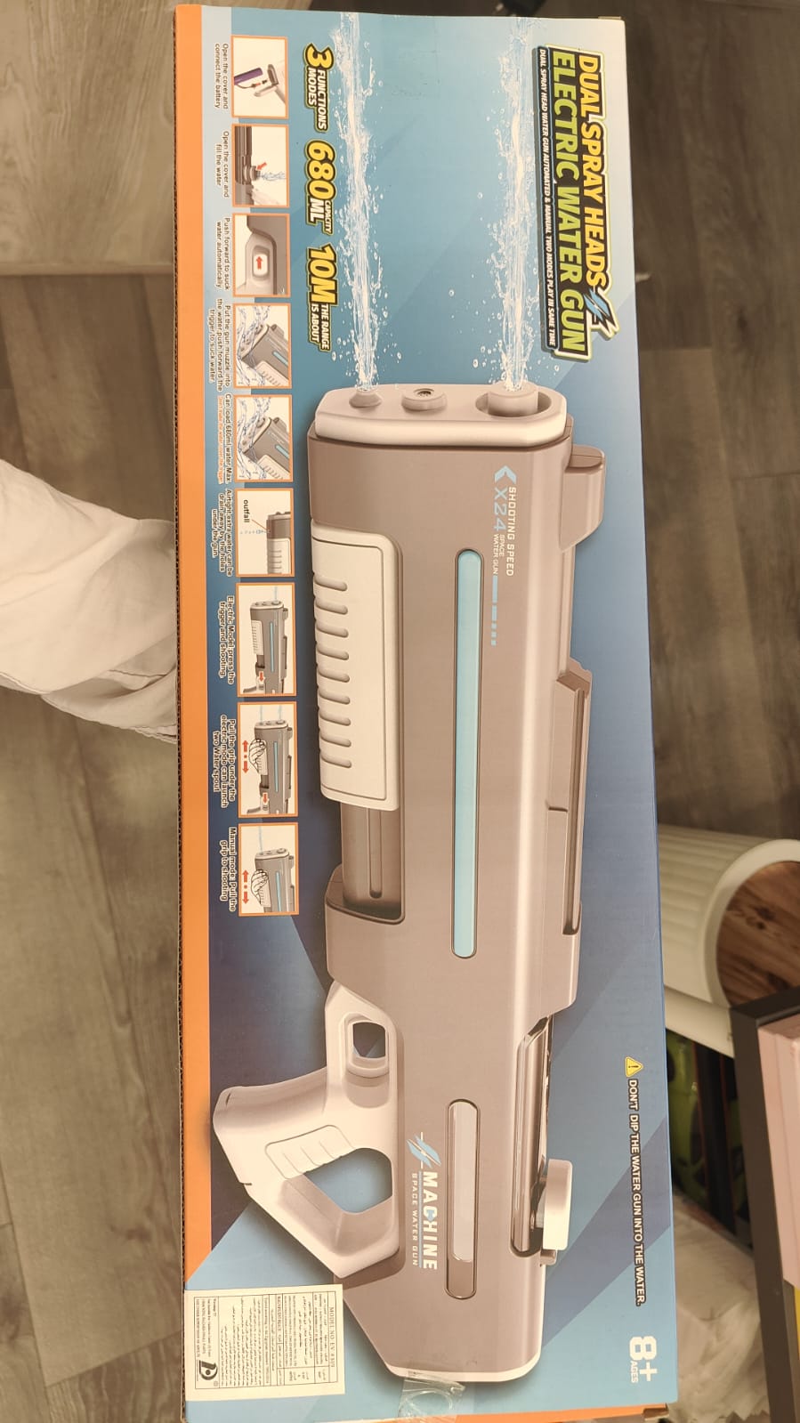 large water gun 2*1