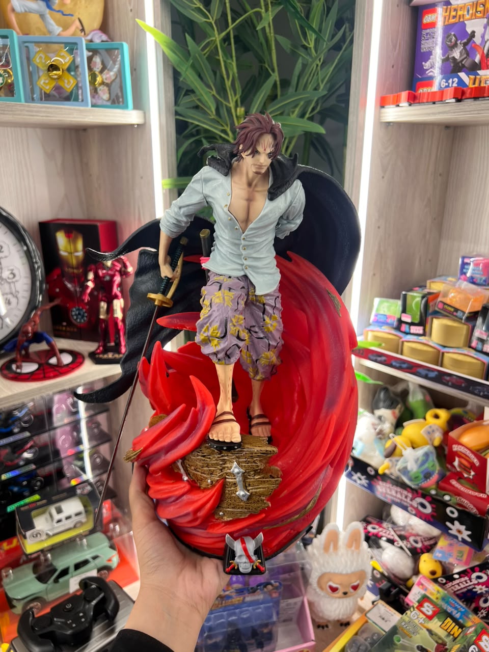 One Piece Figure with Red Display Base