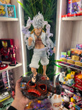 Luffy Figure with Skull Display Base