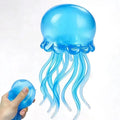 Squish Stretch Jellyfish  Aqua Blue