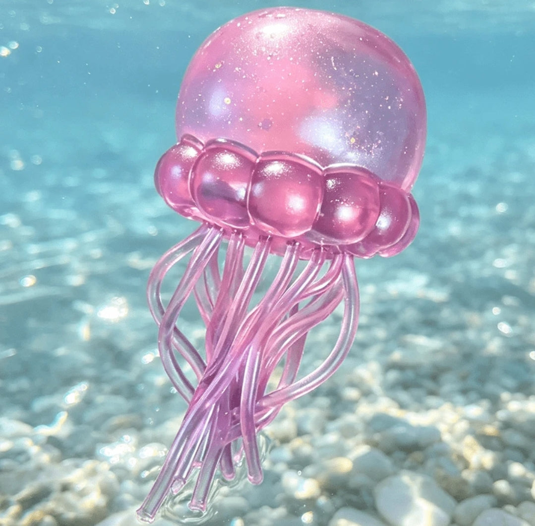 Squish Stretch Jellyfish Hot Pink - Image 2