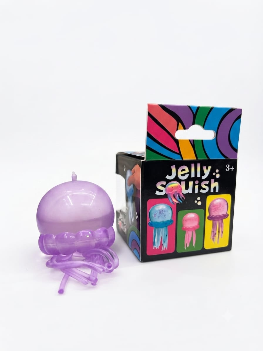 Squish Stretch Jellyfish Purple - Image 2