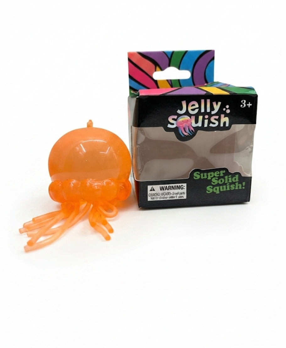Squish Stretch Jellyfish Orange