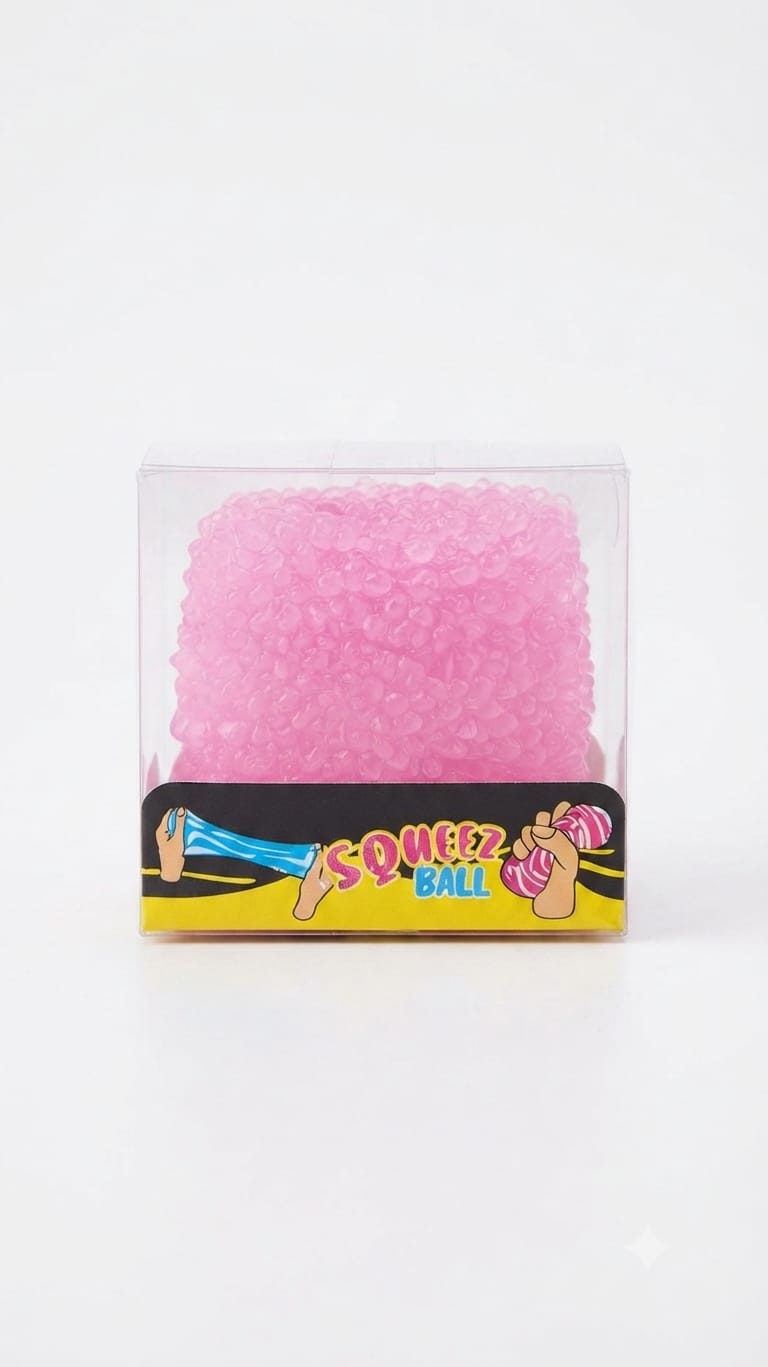 Squeez Ball Cube pink