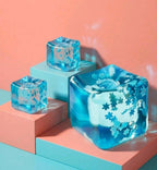 Ice Cube Squishy with Snowflakes