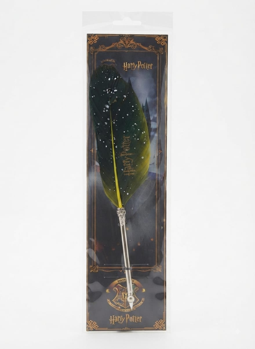 Harry Potter Feather Quill Pen green