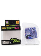 Cube Squeeze Ball  Galaxy Marble
