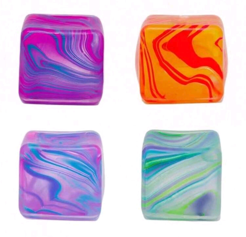 Cube Squeeze Ball Orange - Image 3