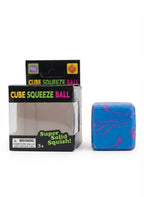 Cube Squeeze Ball Blue