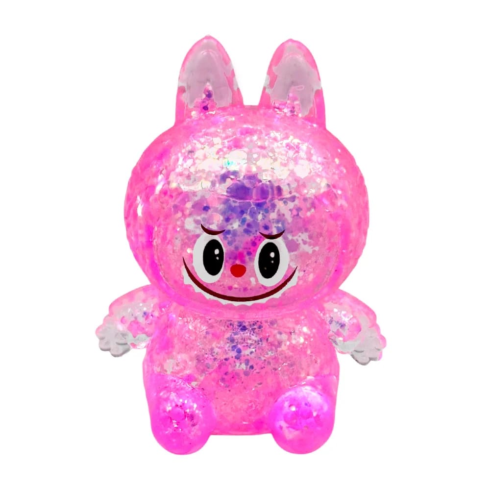 Labubu Glitter Stretch Pink