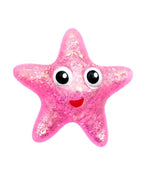 Glitter Starfish Squishy Pink