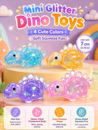 Soft Squeeze Cute Dinosaur Purple - Image 2