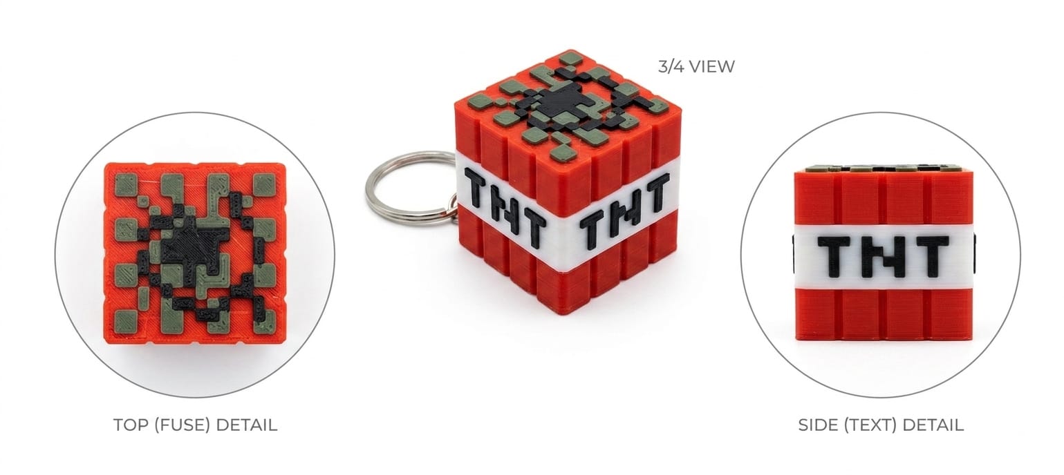 TNT Keychain