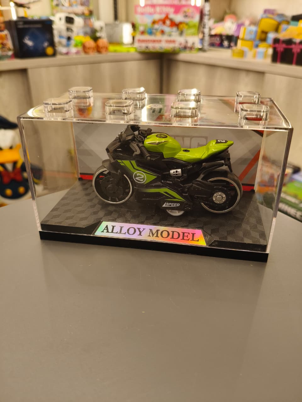 Lime Green Sport Superbike Alloy Model