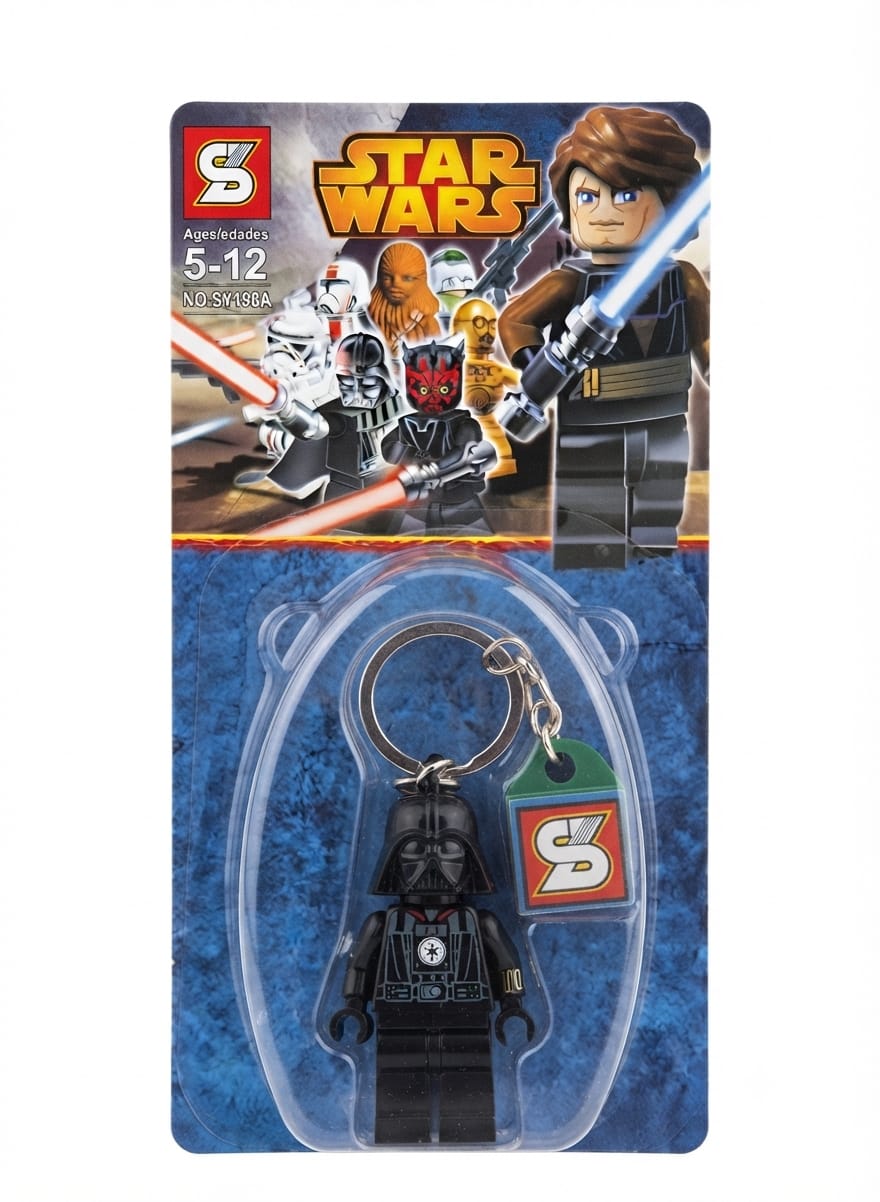 Darth Vader Minifigure Keychain