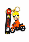 Naruto Uzumaki on Motorcycle Chibi Keychain