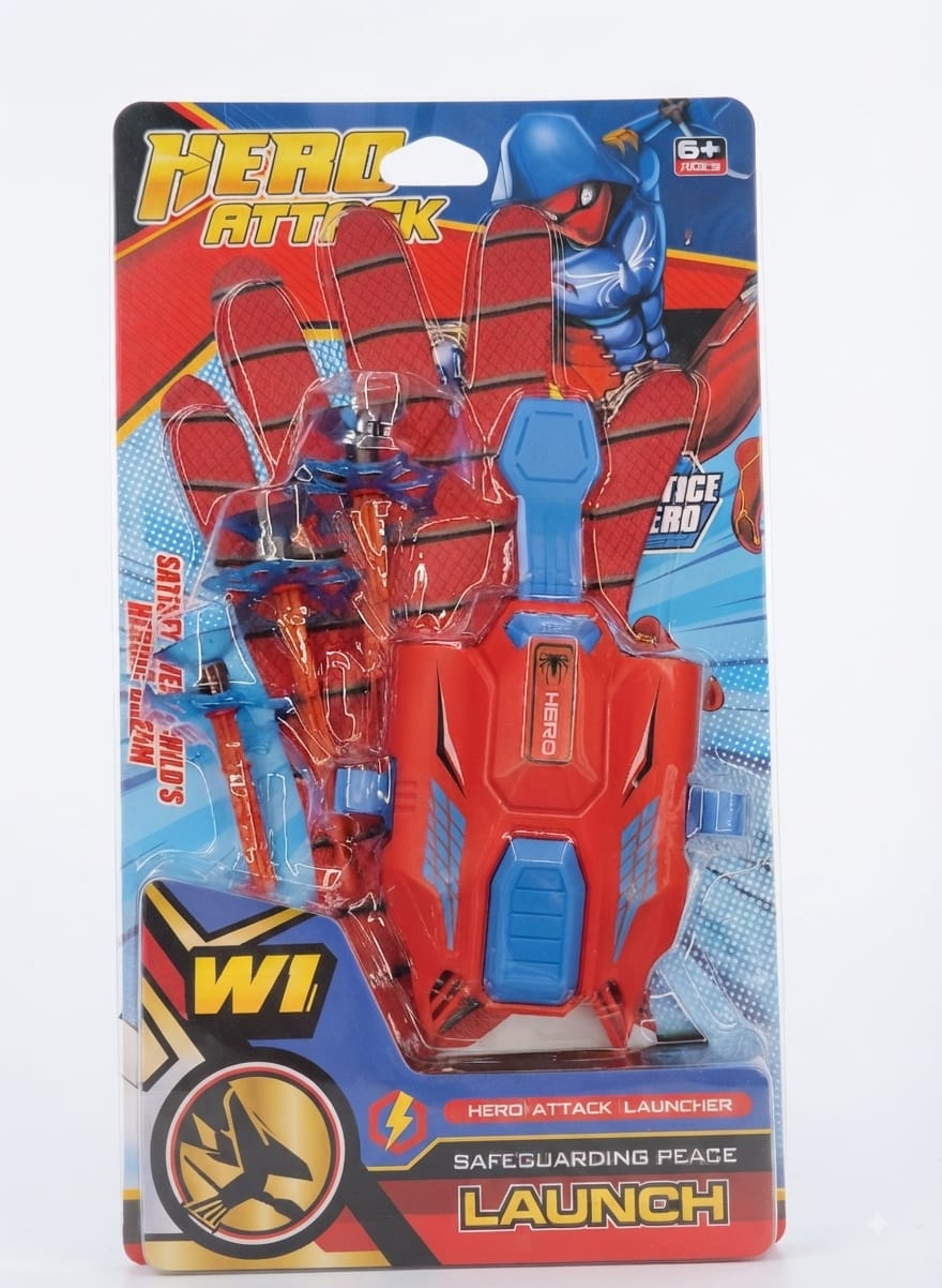 Hero Attack Web Shooter Launcher Glove - Spider-Man Toy