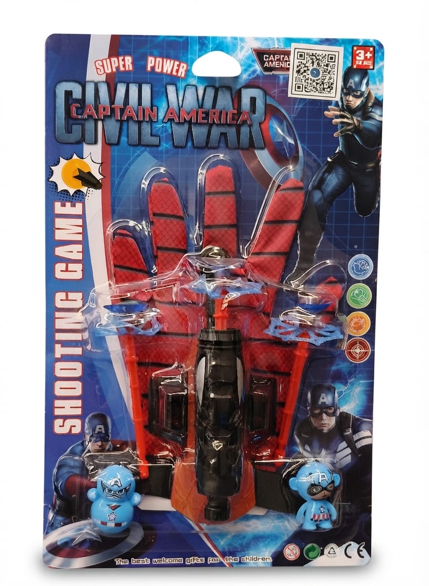 Captain America Civil War Shooting Game Launcher Glove