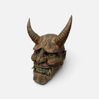 Traditional Japanese Oni Demon Wall Mask