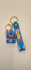 Stitch 10 Rubber Keychain