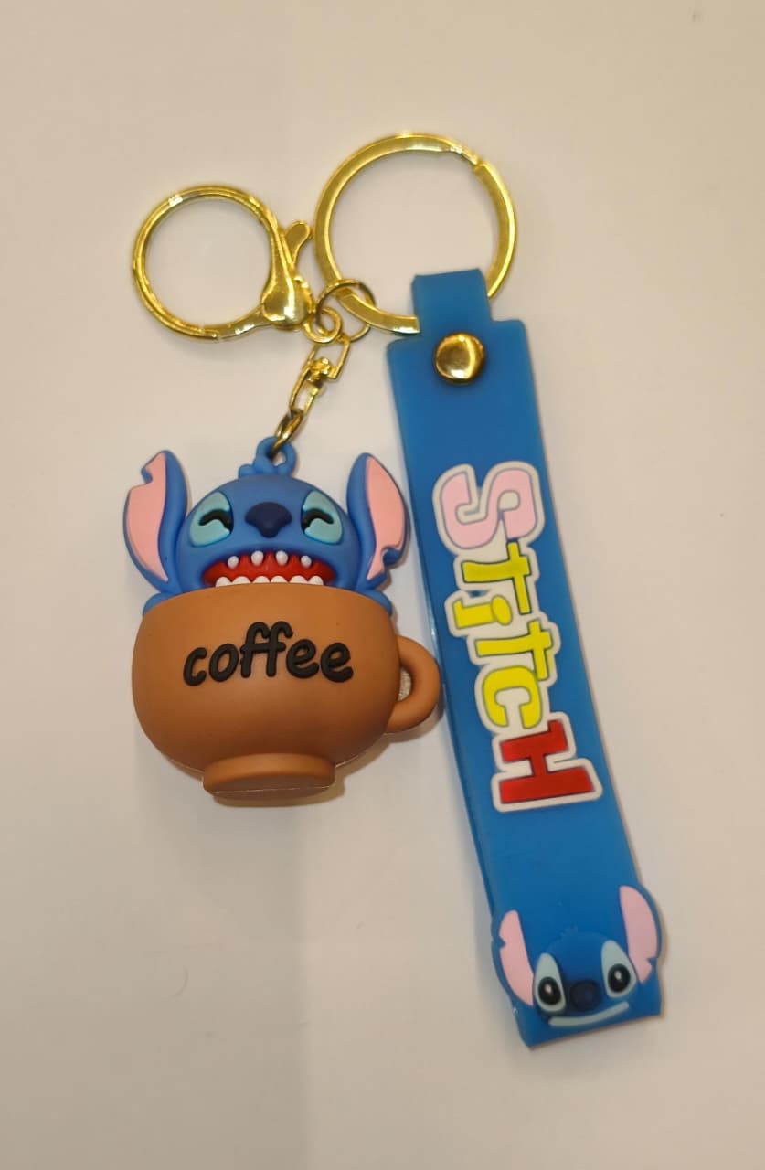 Stitch 11 Rubber Keychain