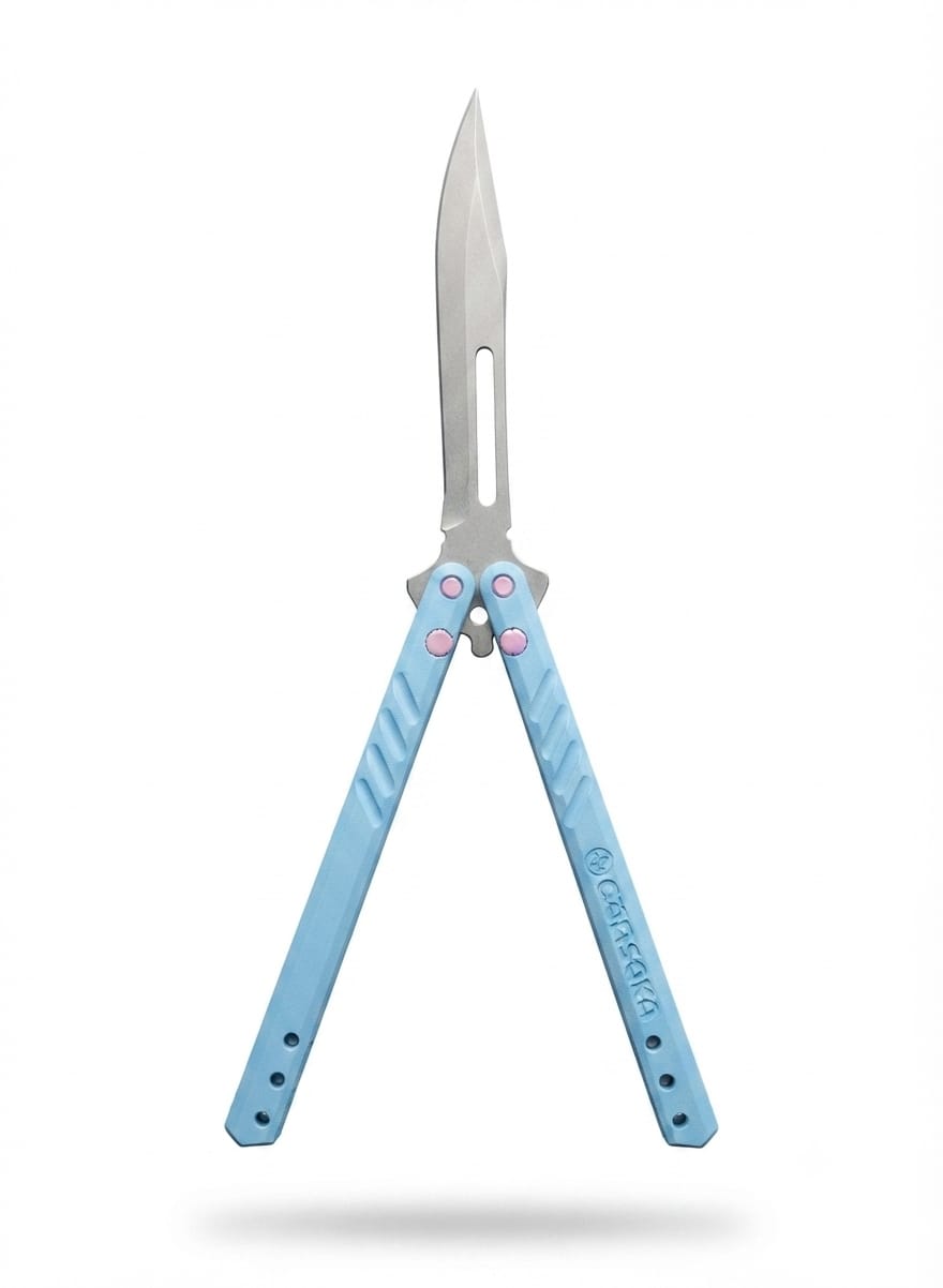 Sky Blue Scalpel Butterfly Knife
