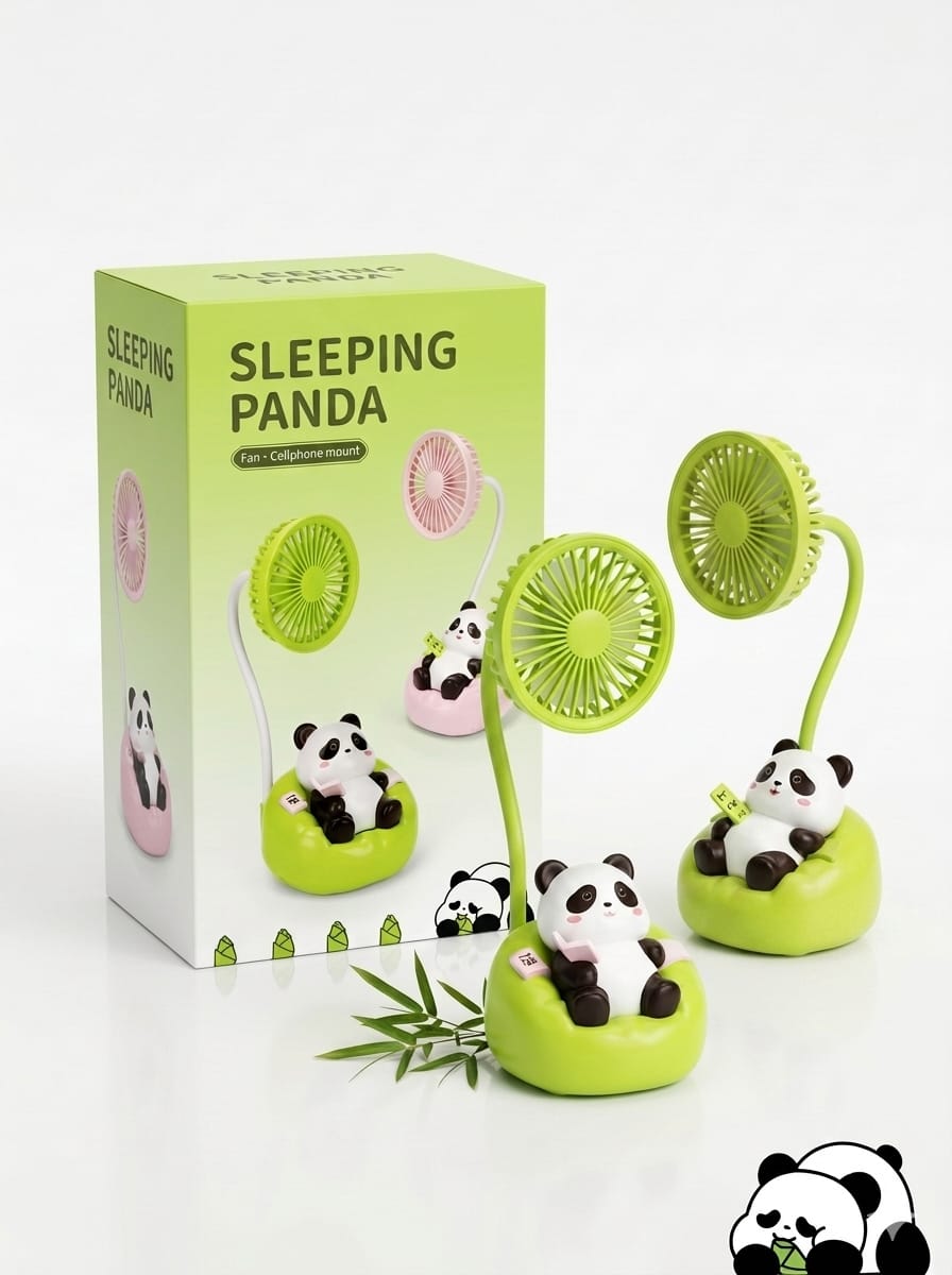 Sleeping Panda Fan