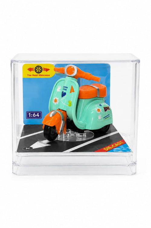 1:64 Die-Cast Scooter Model (Mint Green)