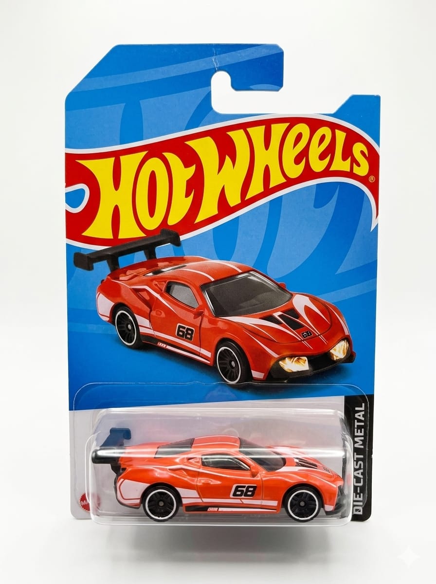 Hot Wheels Orange Racing Supercar