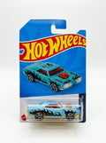 Hot Wheels Light Blue Flame Muscle Car