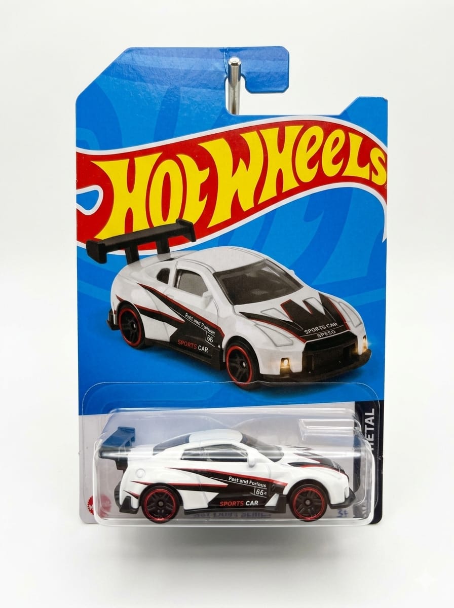 Hot Wheels White Racing Sports Car