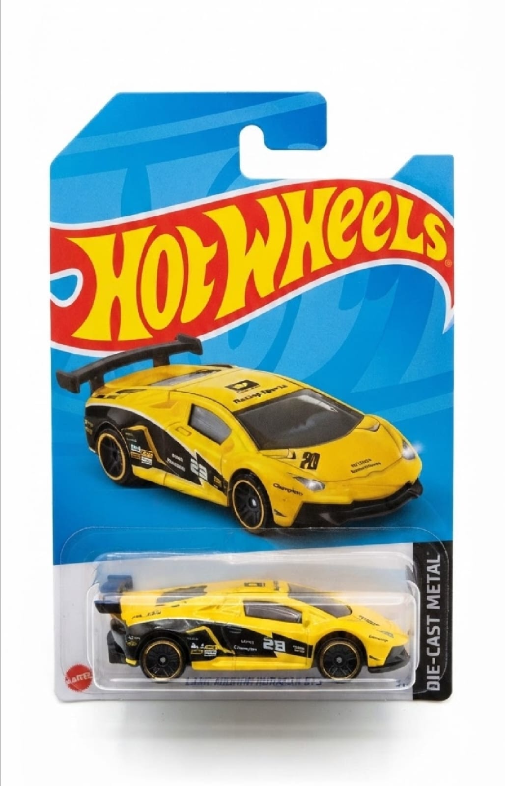 Hot Wheels Yellow Supercar #28