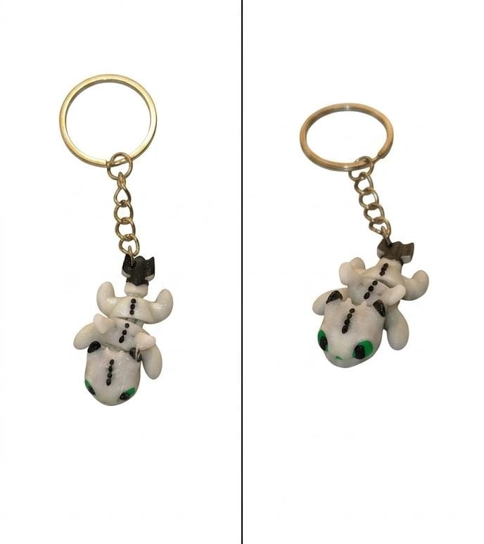 How To Train Your Dragon - Light Fury Keychain