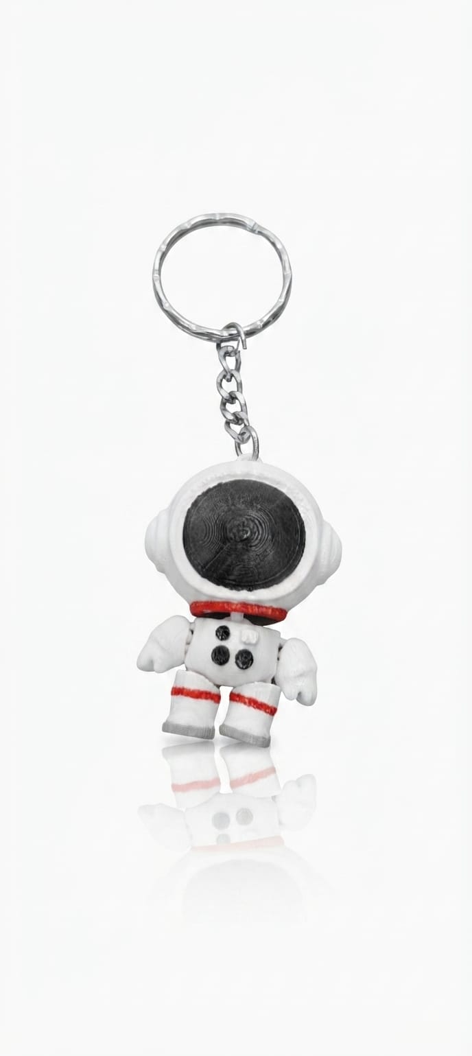Astronaut Space Keychain