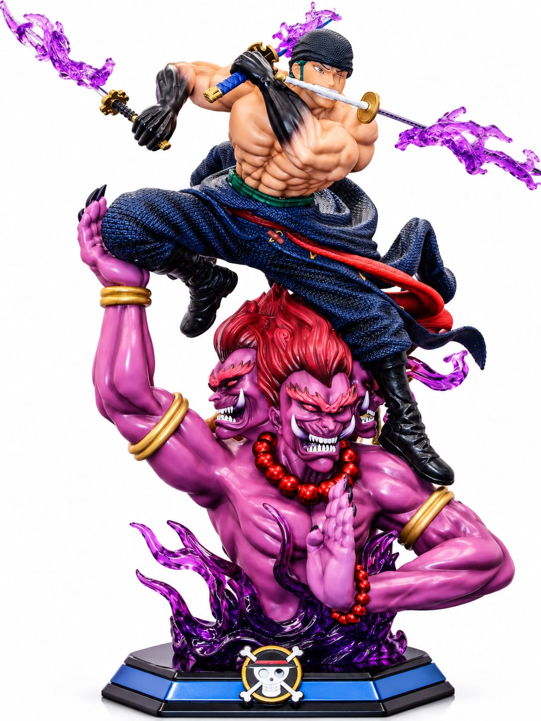ONE PIECE Roronoa Zoro Asura Nine-Sword Style GK Statue - Image 3
