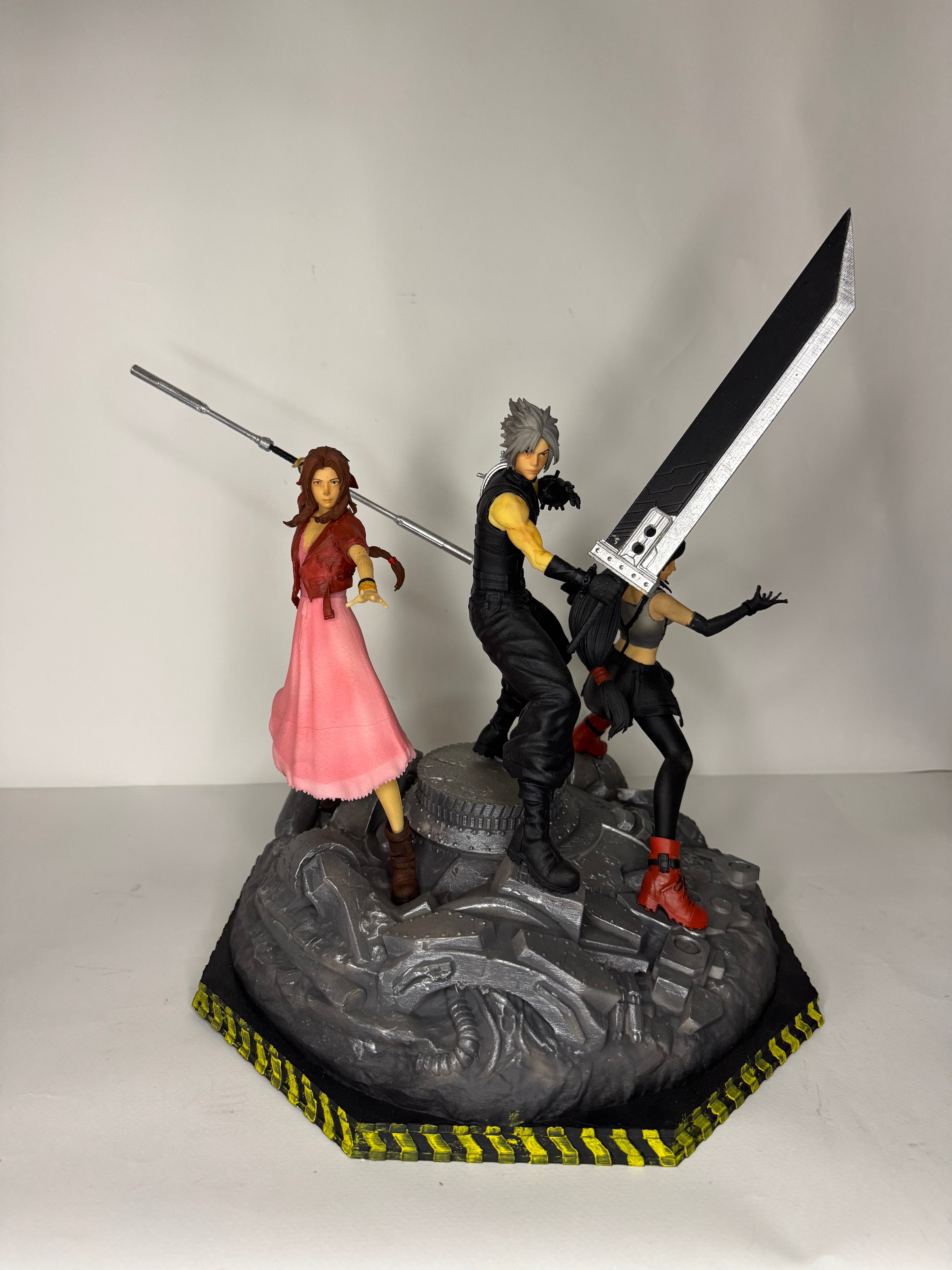 Cloud, Tifa & Aerith: The Defiance of Midgar-3D