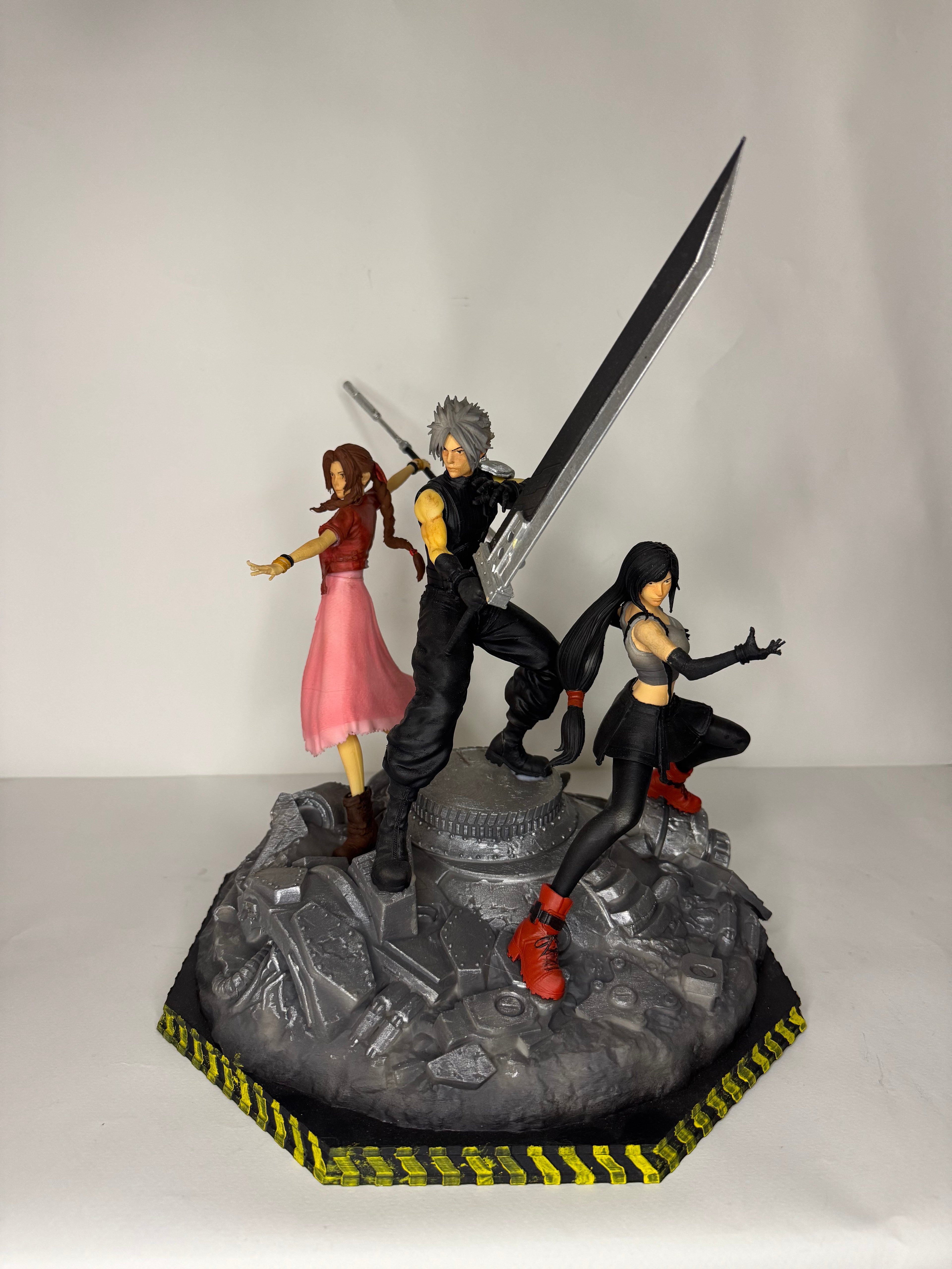 Cloud, Tifa & Aerith: The Defiance of Midgar-3D
