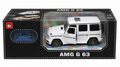AMG G 63 RC car with remote retail box on white background
