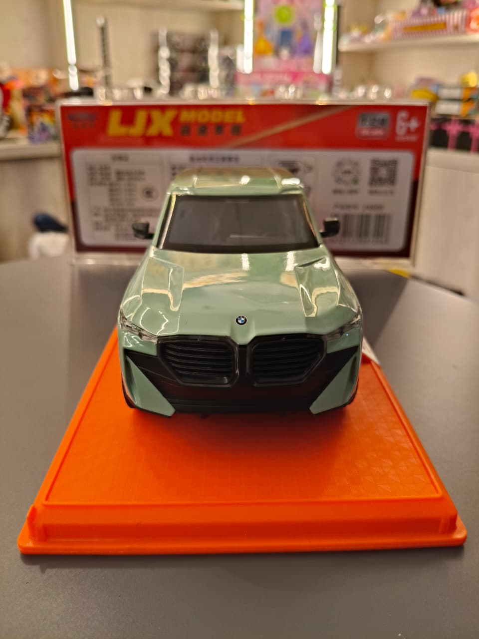 Metallic Mint BMW XM Alloy Car - Image 2