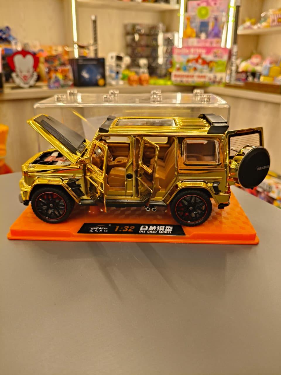 Chrome Gold Brabus 800 G-Wagon Model - Image 2