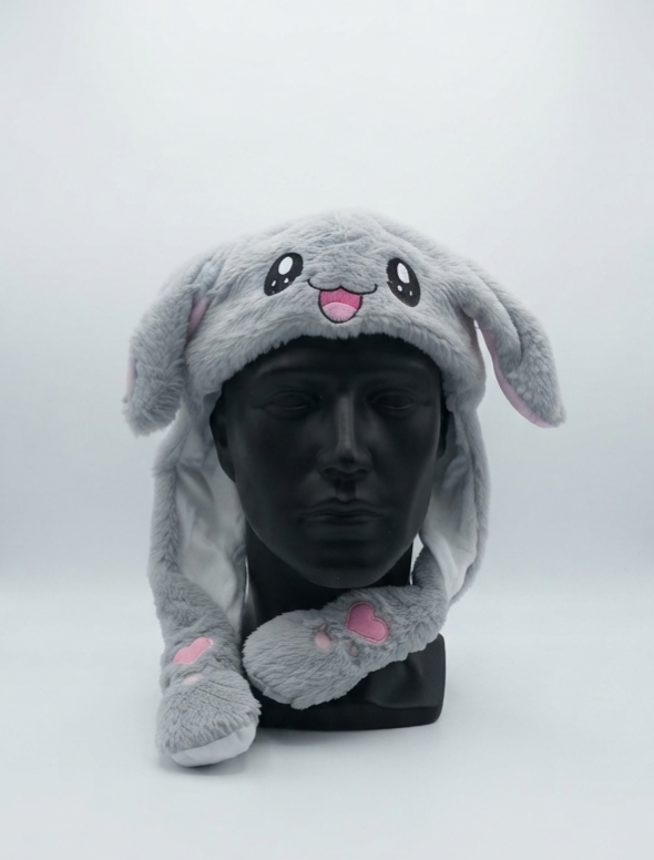 Bunny hat Gray