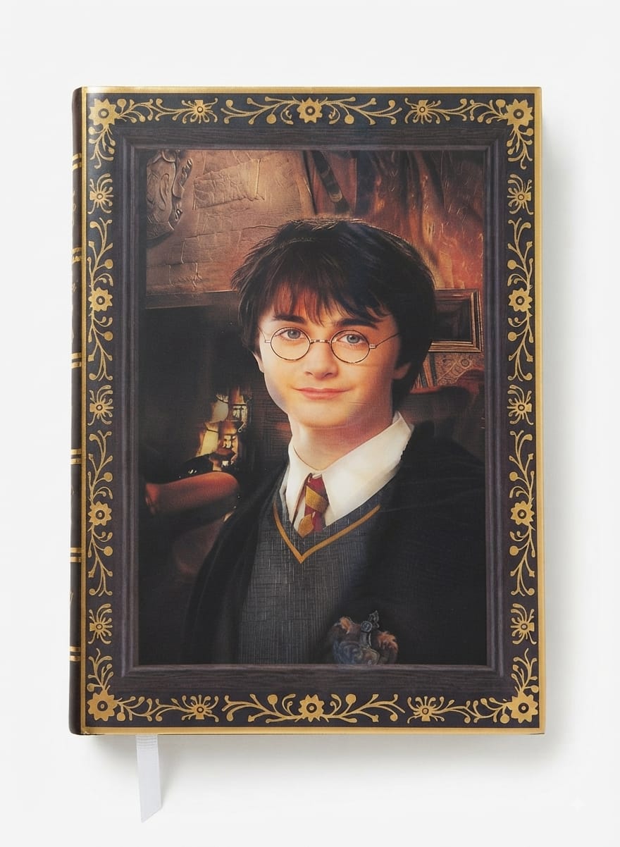 Harry, Ron & Hermione 3D Portrait Notebook