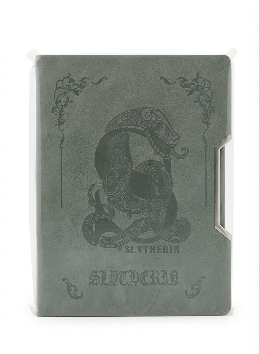 Slytherin Vintage Leather Notebook