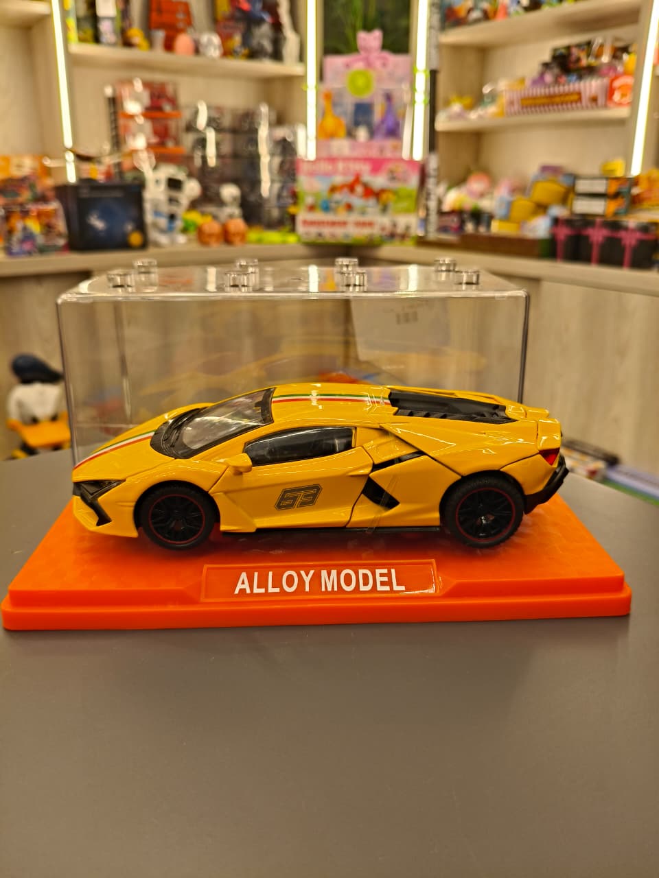 Yellow Lamborghini Revuelto Italian Edition