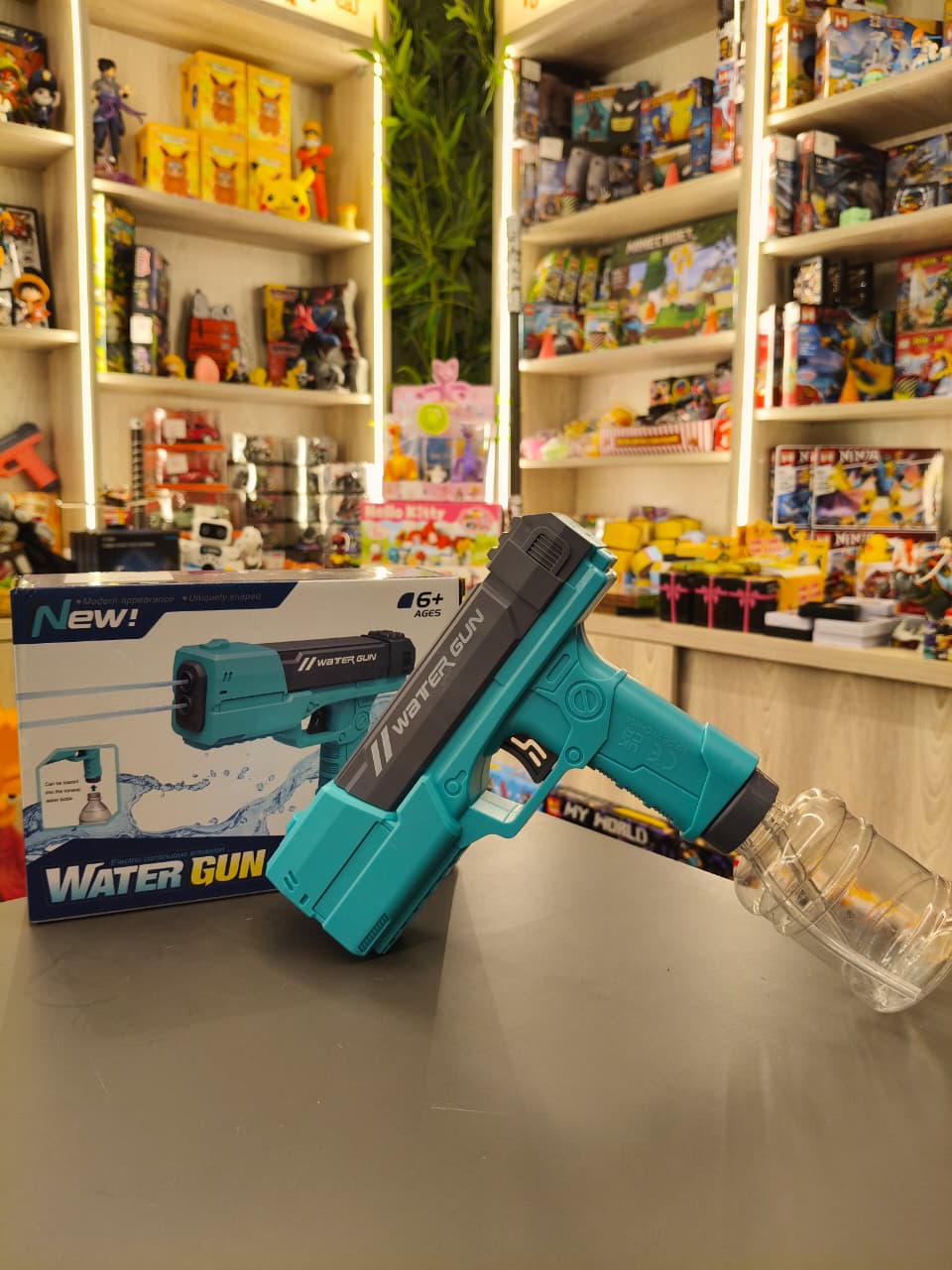 water gun blue