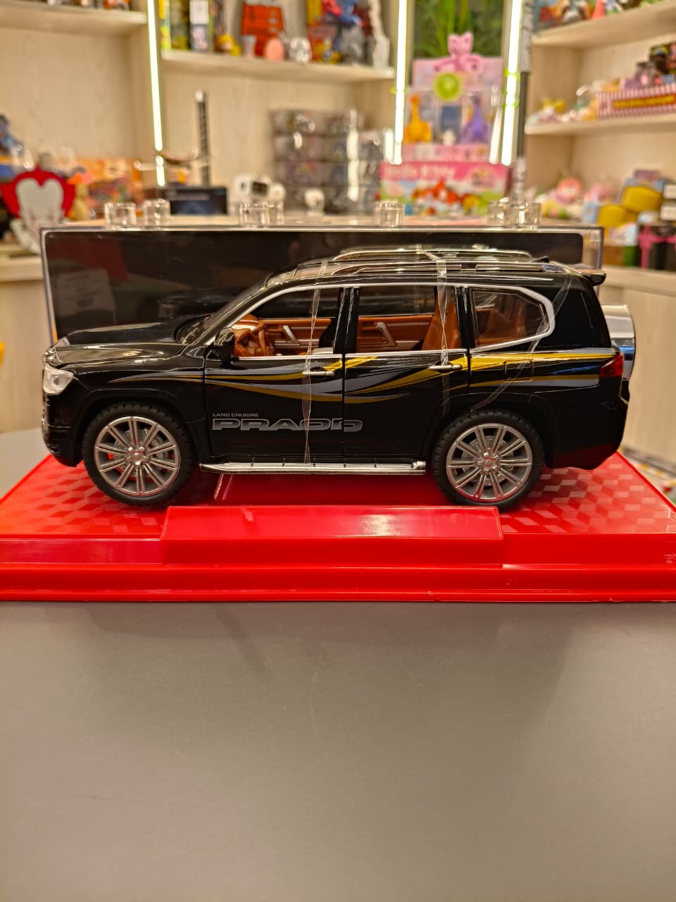 Black Toyota Land Cruiser Prado Alloy