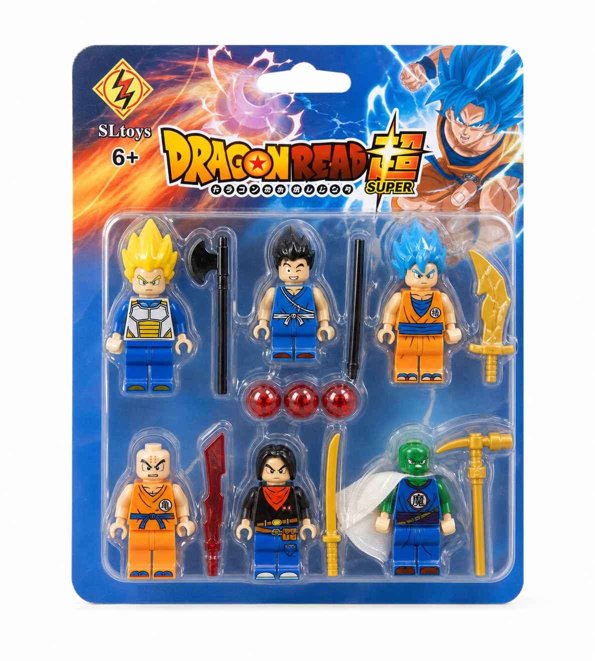 Dragon Warrior 6-Piece Mini Figure Building Block Pack product photo