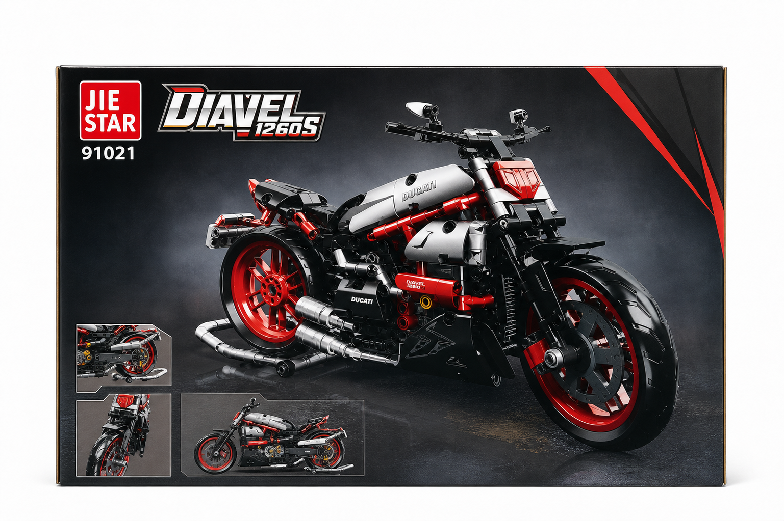 Jie Star Diavel Motorcycle Building Block Set product photo