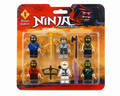 Ninja Masters 6-Piece Mini Figure Building Block Pack product photo