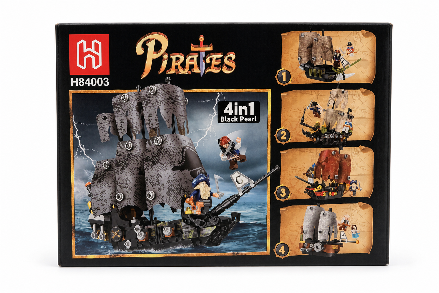 Pirates Black Pearl 4-in-1 Building Block Set product photo